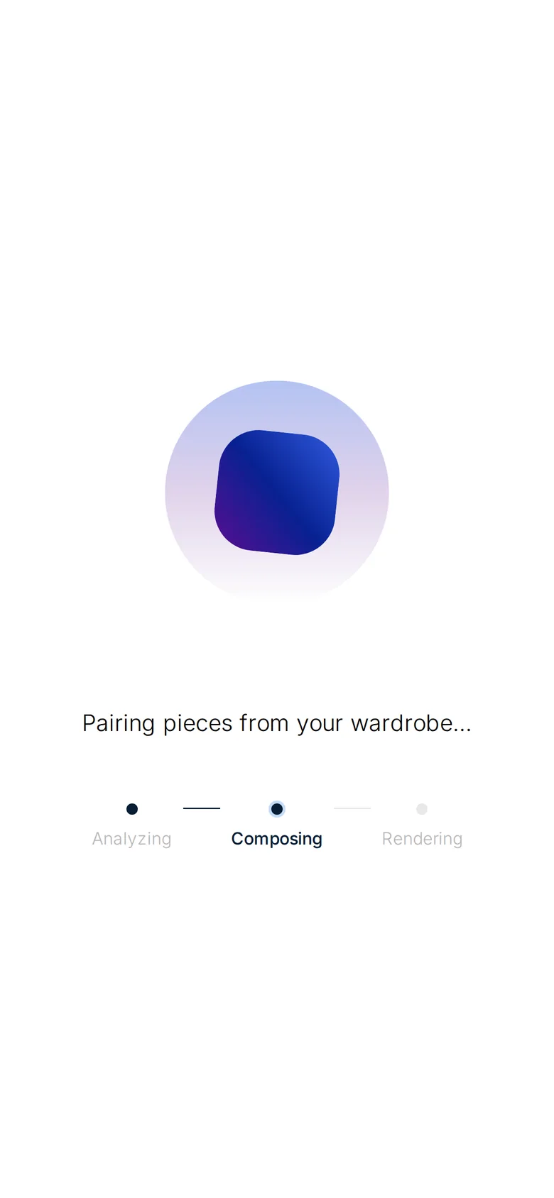 Generating an outfit