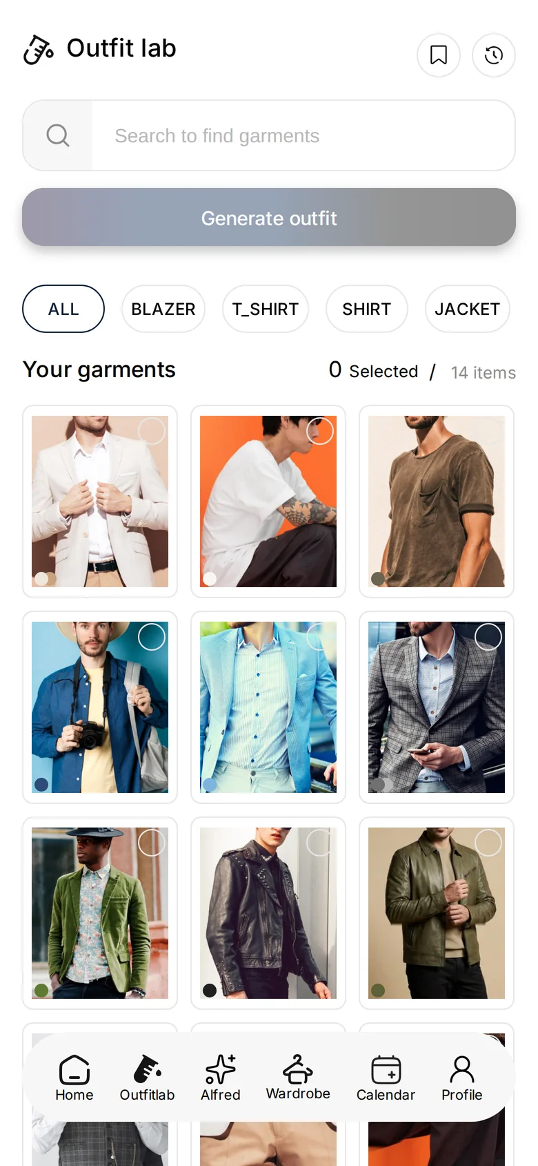 OutfitLab: pick the pieces